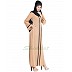 Simple Front open abaya- Sand color Simple Front open abaya- Sand color